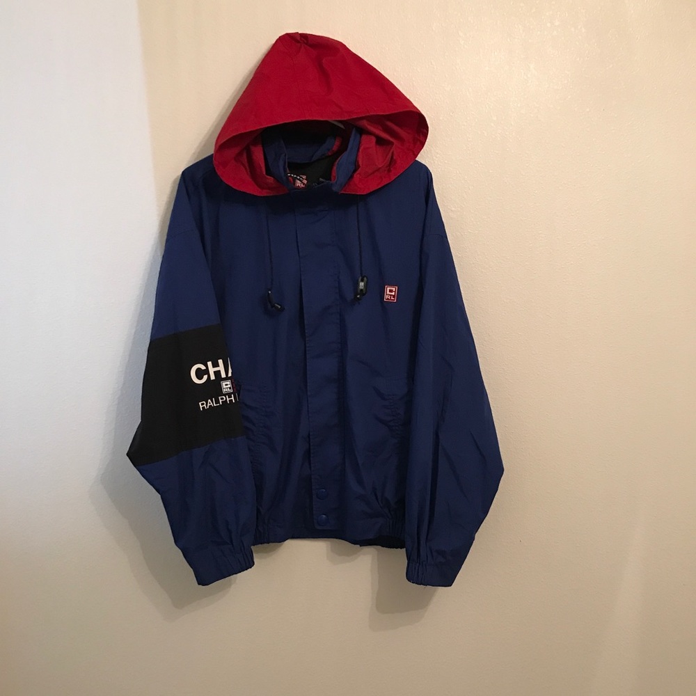 CHAPS Ralph Lauren Vintage Windbreaker Jacket L